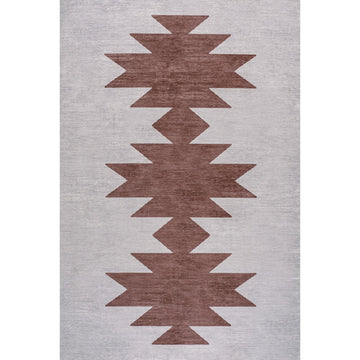 Chayton Minimalist Geometric Machine-washable Area Rug